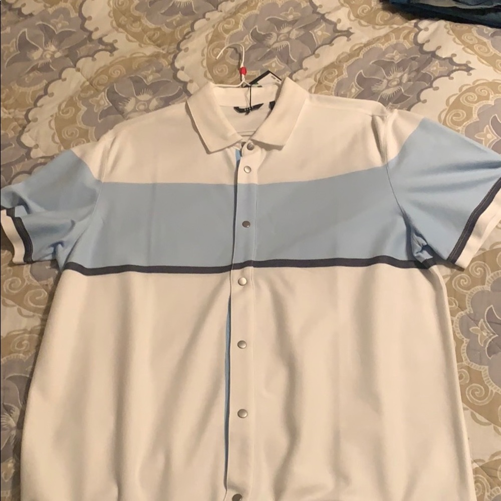 DKNY button down polo